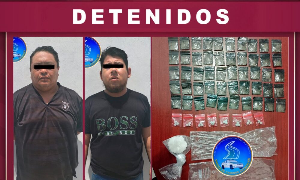 EFECTIVA INTERVENCIÓN POLICIAL PERMITE ASEGURAR A DOS SUJETOS CON PRESUNTAS SUSTANCIAS PROHIBIDAS