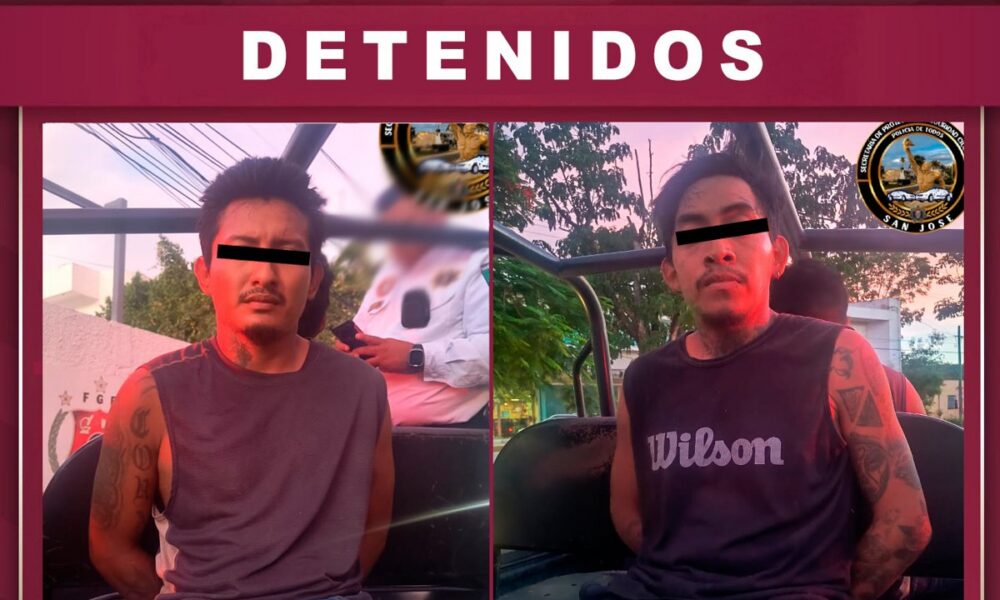DOS DETENIDOS EN SAMULÁ