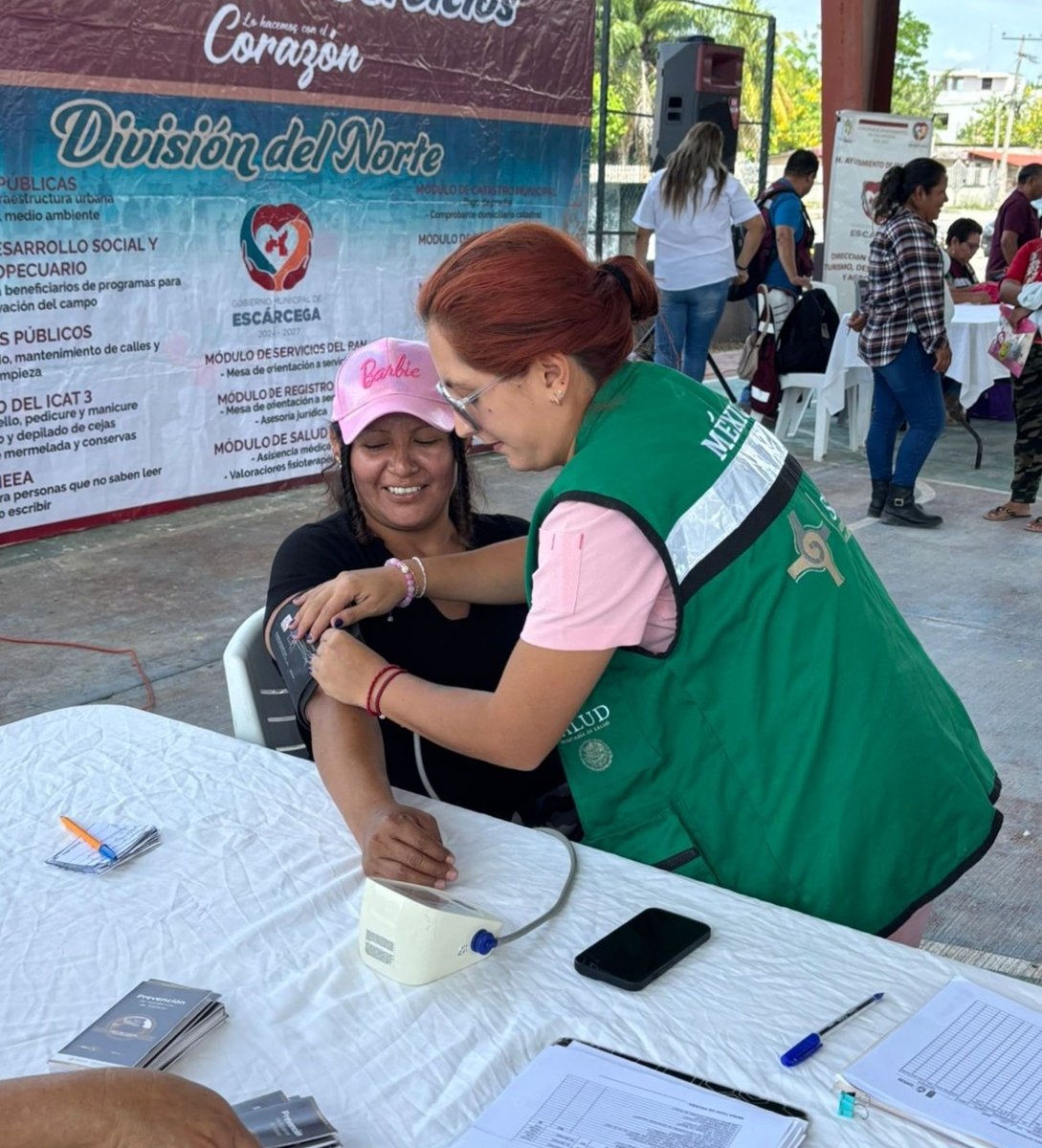 LLEGA SALUD EN TU BARRIO A DIVISIÓN DEL NORTE, ESCÁRCEGA