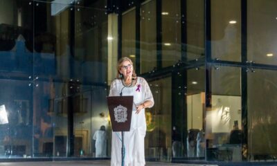 ILUMINAN PALACIO DE GOBIERNO PARA CONMEMORAR EL DÍA INTERNACIONAL PARA LA ELIMINACIÓN DE LA VIOLENCIA CONTRA LA MUJER