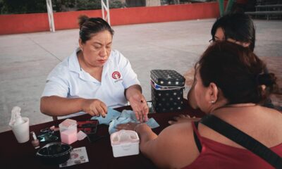 ICAT PLANTEL CALKINÍ REALIZA JORNADA DE SERVICIOS COMUNITARIOS EN EL BARRIO “LA CONCEPCIÓN” DEL MUNICIPIO
