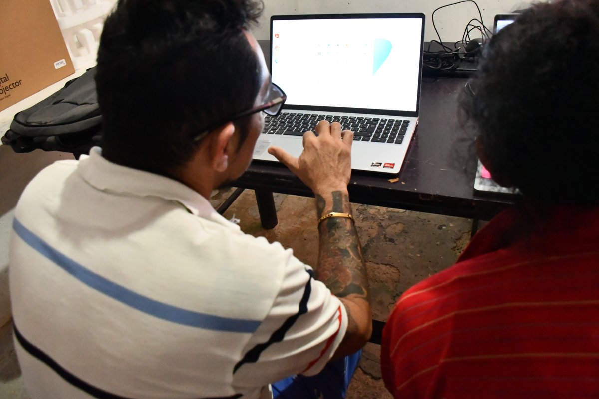 LA SECRETARÍA DE INCLUSIÓN IMPARTE TALLER DE COMPUTACIÓN BÁSICA EN EL CERESO DE SAN FRANCISCO DE KOBÉN