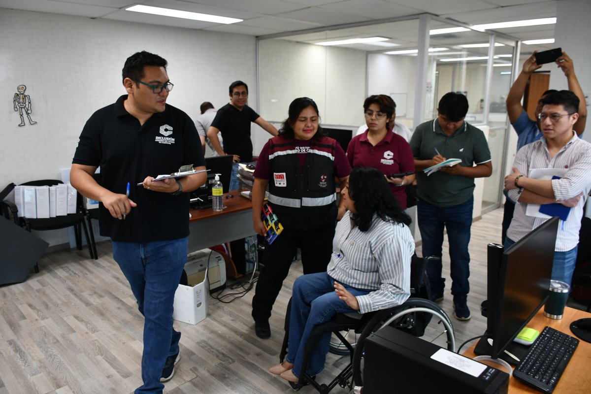 SECRETARÍA DE INCLUSIÓN REALIZA VISITA DE PROYECTO DE INCLUSIÓN LABORAL EN LA SECRETARÍA DE ECONOMÍA