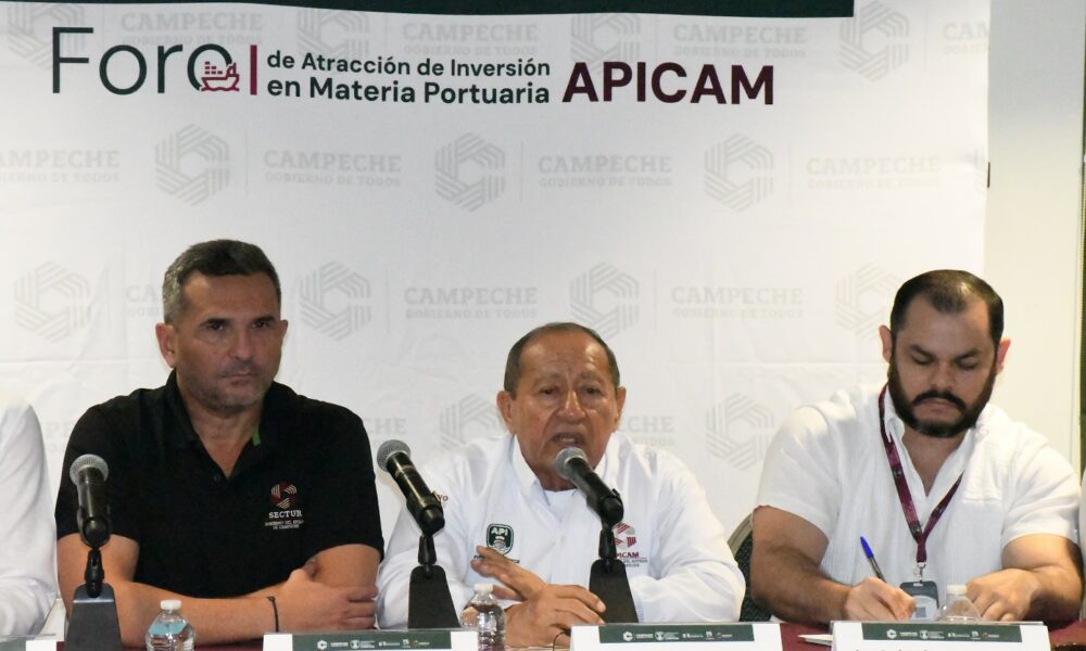 DAN A CONOCER FORO DE ATRACCIÓN DE INVERSIÓN EN MATERIA PORTUARIA, A REALIZARSE EN CAMPECHE EL 27 Y 28 DE NOVIEMBRE