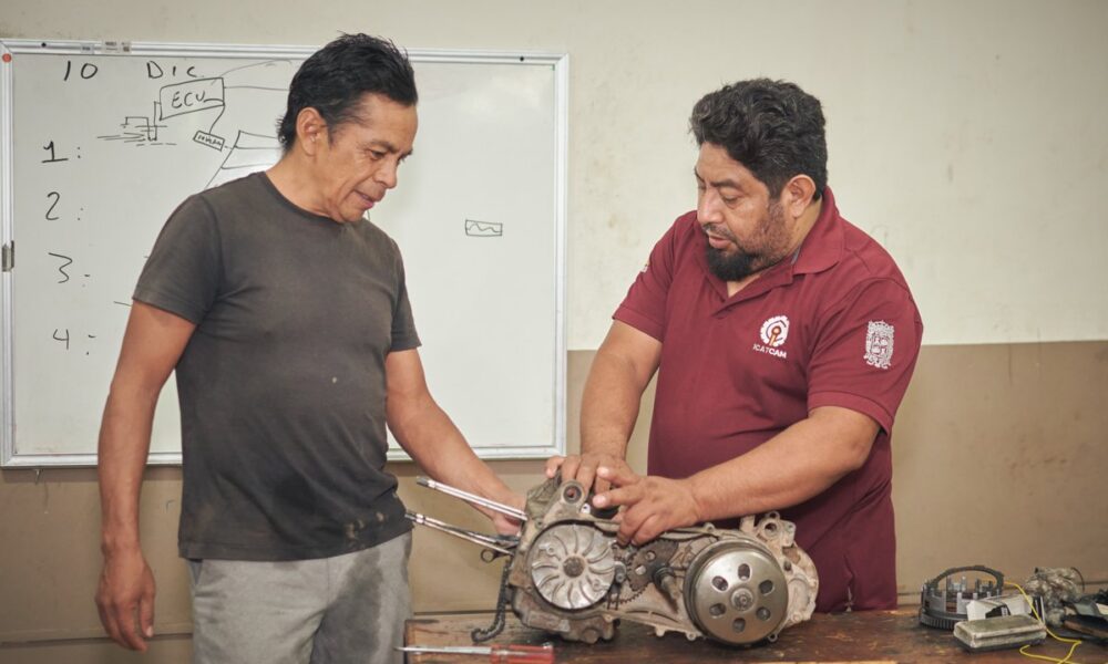ICAT PLANTEL CALKINÍ ABRE CURSOS ESPECIALIZADOS EN MECÁNICA DE MOTOCICLETAS