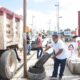 DAN BANDERAZO A TERCERA JORNADA DE DESCACHARRIZACIÓN EN ESCÁRCEGA