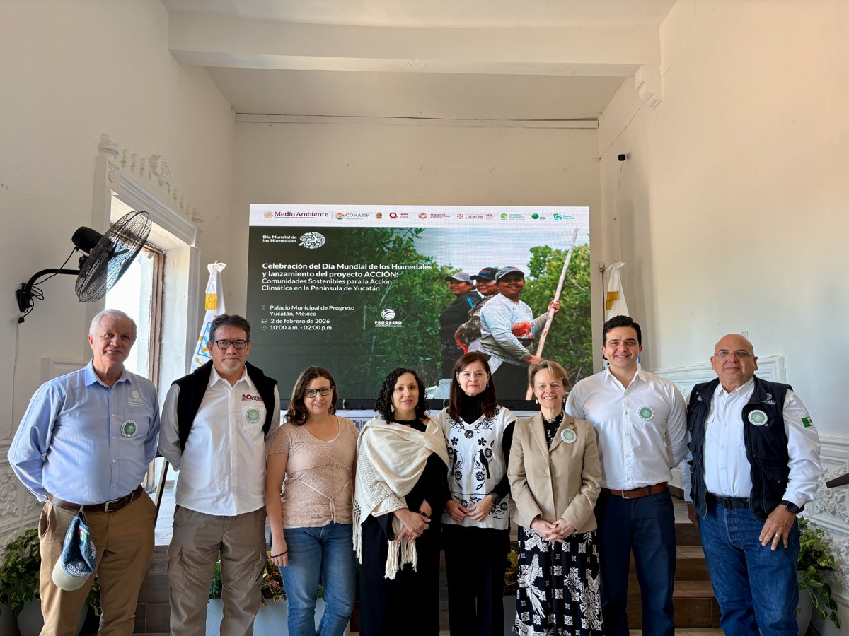 CELEBRAN DÍA MUNDIAL DE LOS HUMEDALES CON ACCIÓN EN LA PENÍNSULA DE YUCATÁN