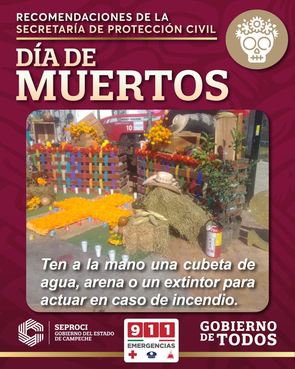 RECOMENDACIONES PARA LAS ACTIVIDADES POR LA CELEBRACIÓN DEL HANAL PIXÁN O DÍA DE MUERTOS