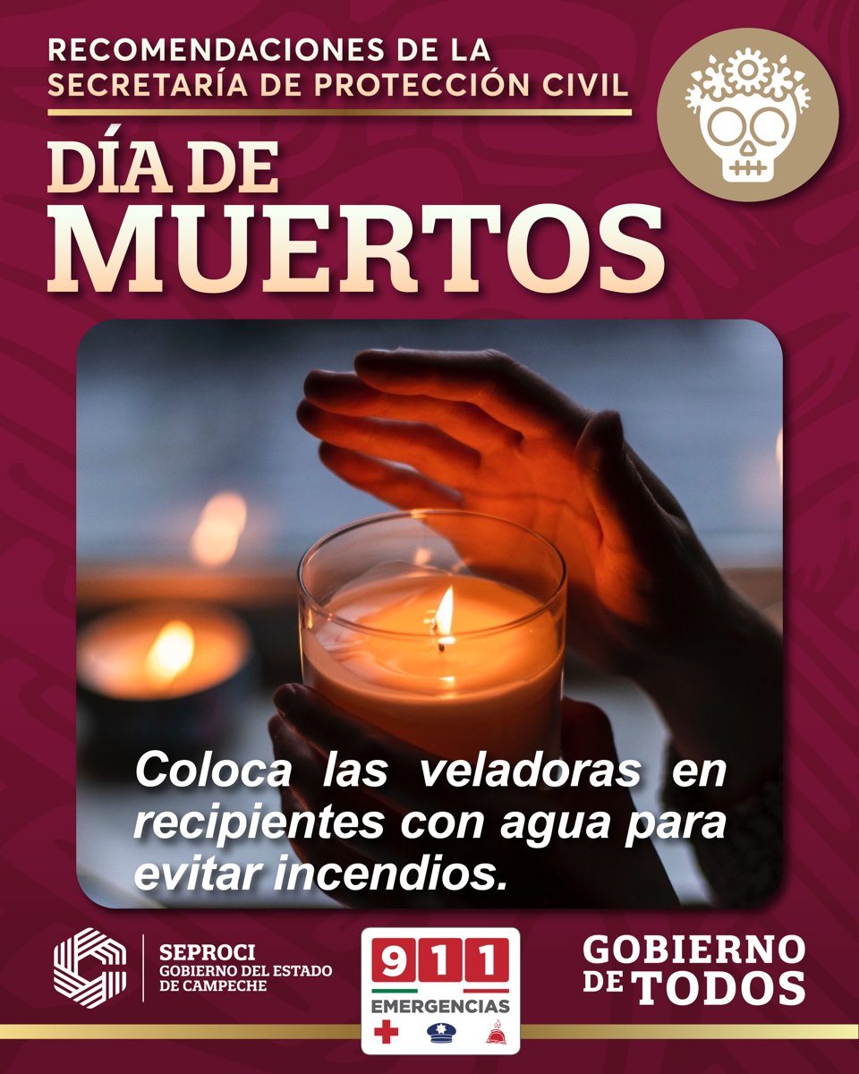 RECOMENDACIONES PARA LAS ACTIVIDADES POR LA CELEBRACIÓN DEL HANAL PIXÁN O DÍA DE MUERTOS