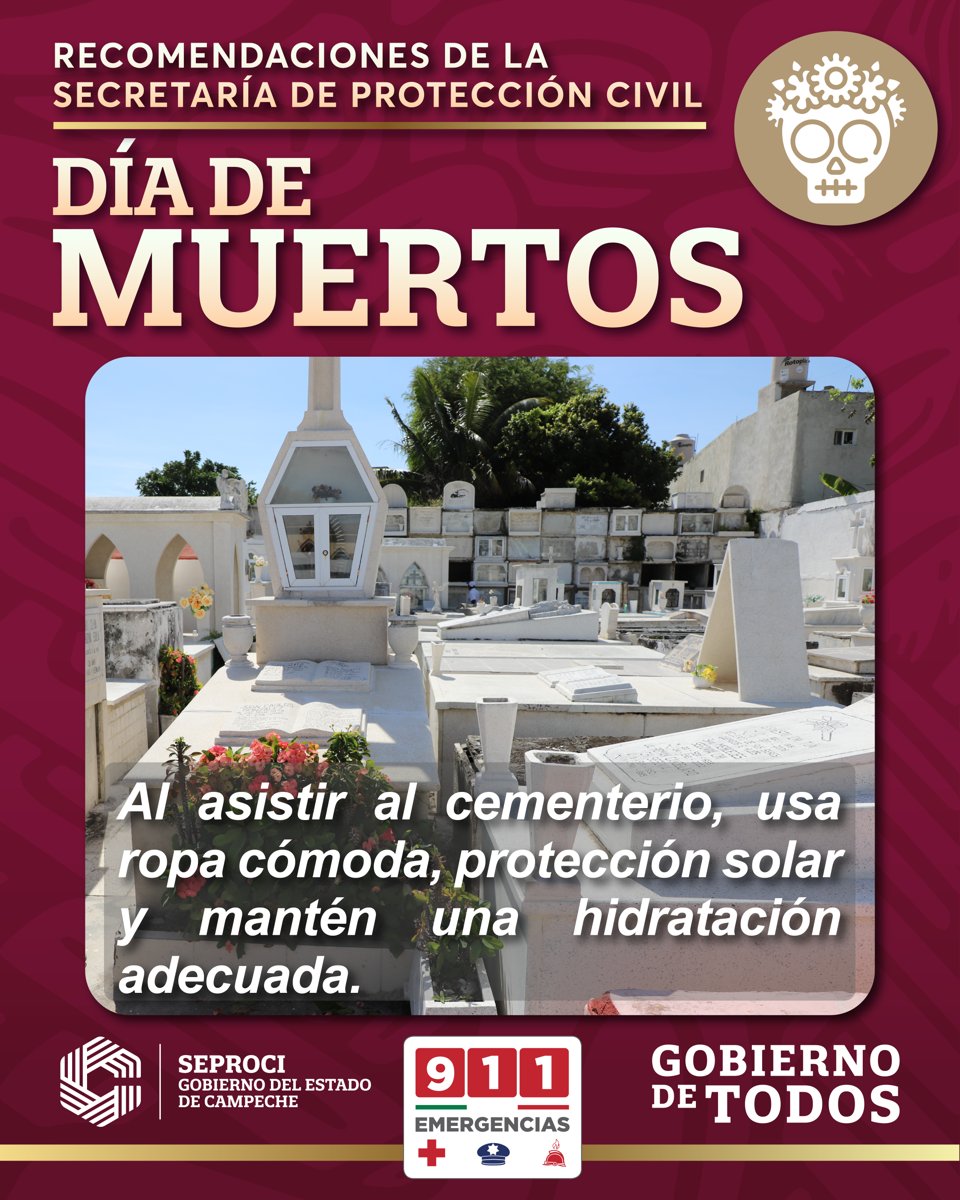 RECOMENDACIONES PARA LAS ACTIVIDADES POR LA CELEBRACIÓN DEL HANAL PIXÁN O DÍA DE MUERTOS