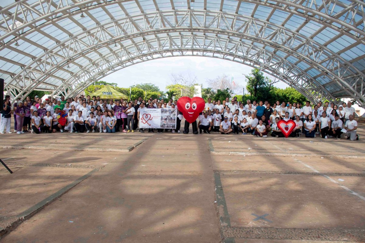 CONMEMORAN DÍA MUNDIAL DEL CORAZÓN CON ACTIVIDAD FÍSICA