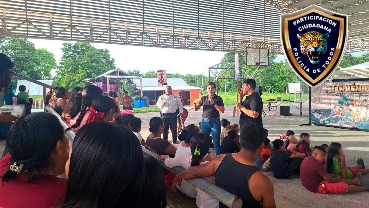 PROGRAMAS DE PREVENCIÓN Y SEGURIDAD DE LA SPSC LLEGAN HASTA CALAKMUL