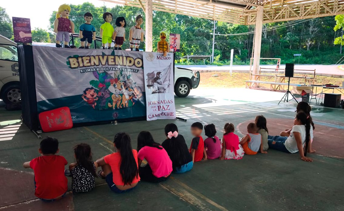 PROGRAMAS DE PREVENCIÓN Y SEGURIDAD DE LA SPSC LLEGAN HASTA CALAKMUL