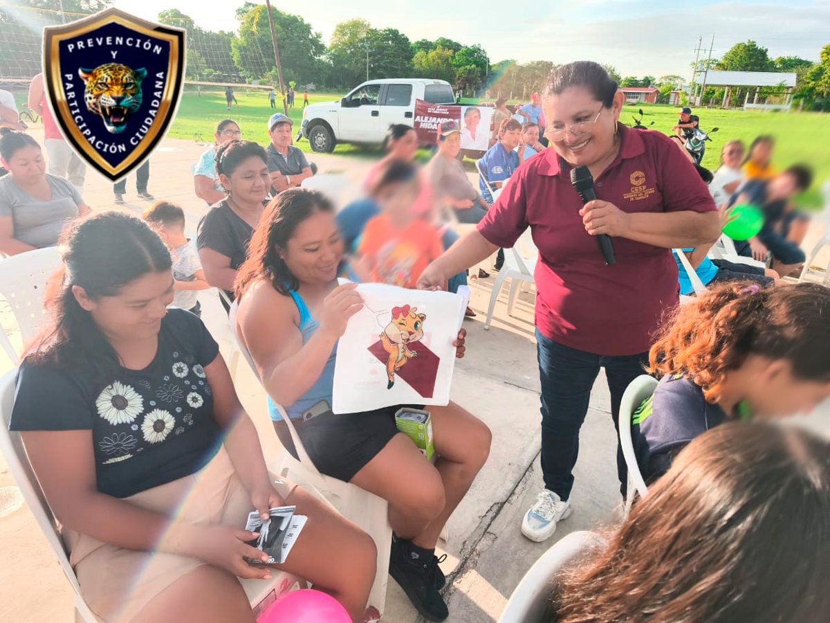LA POLICÍA ESTATAL FORTALECE LA PREVENCIÓN EN LA COMUNIDAD DE EL ZAPOTE