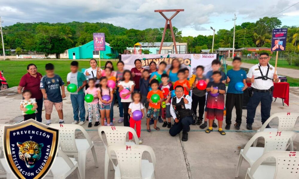 LA POLICÍA ESTATAL FORTALECE LA PREVENCIÓN EN LA COMUNIDAD DE EL ZAPOTE