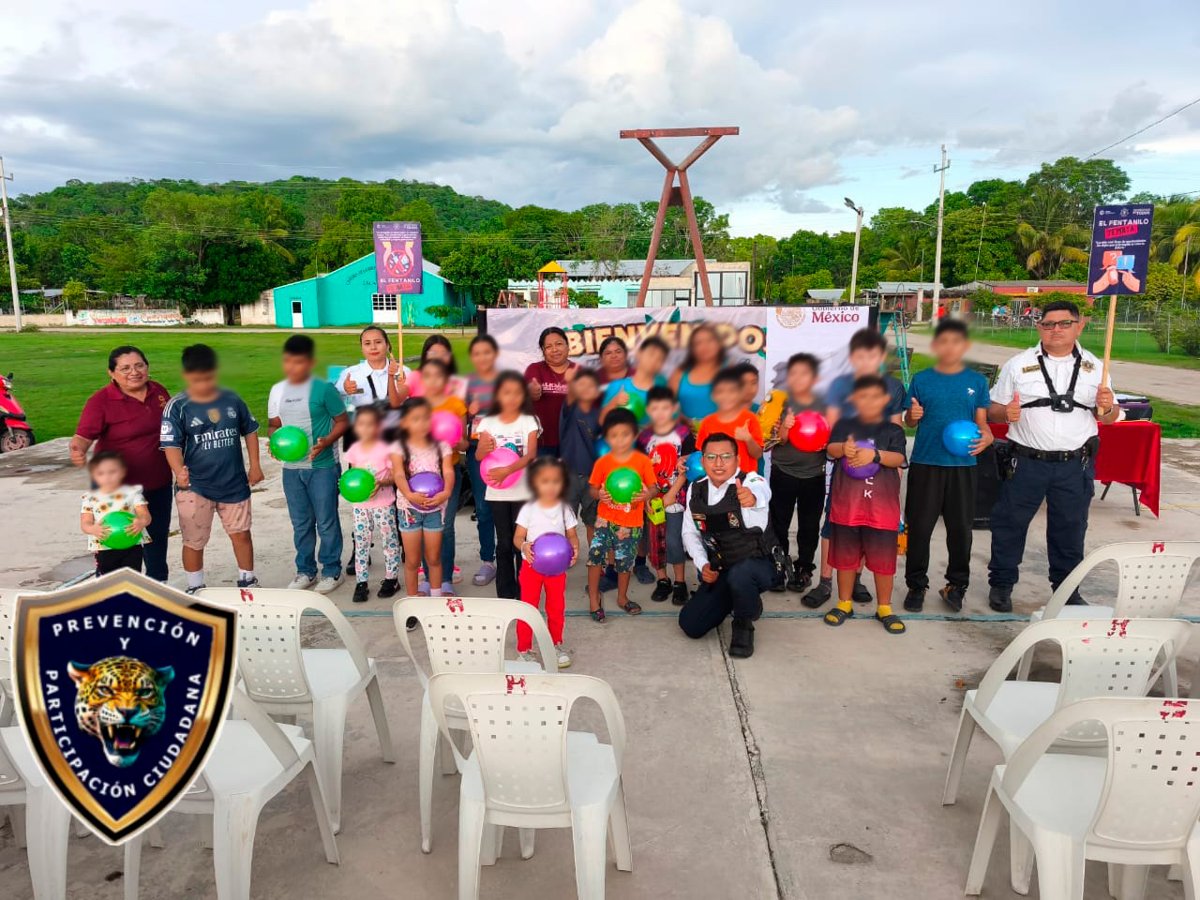 LA POLICÍA ESTATAL FORTALECE LA PREVENCIÓN EN LA COMUNIDAD DE EL ZAPOTE