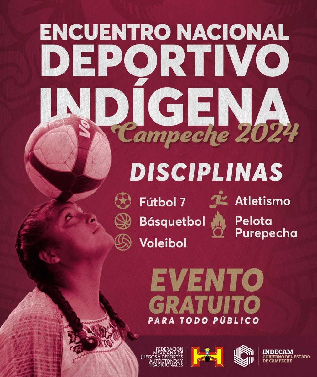 DEL 18 AL 22 DE SEPTIEMBRE, EL NACIONAL INDÍGENA EN CAMPECHE