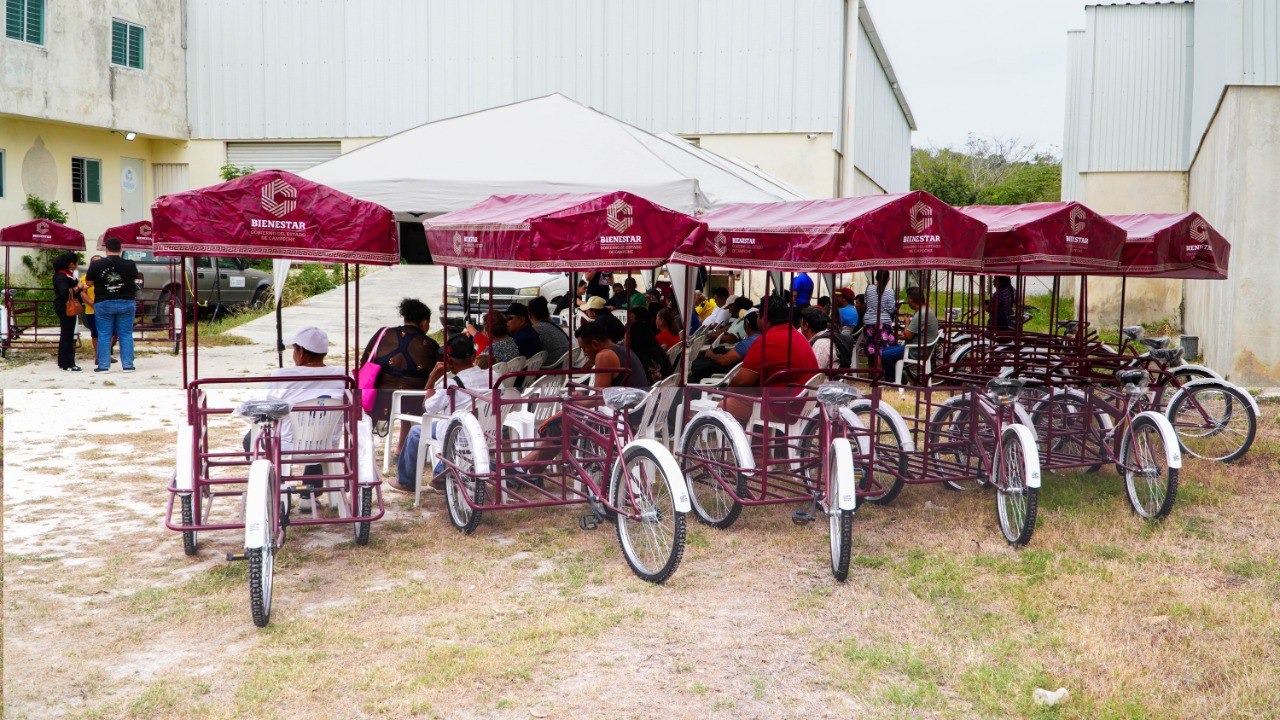 BIENESTAR ENTREGA APOYOS A EMPRENDEDORES DEL MUNICIPIO DE CAMPECHE