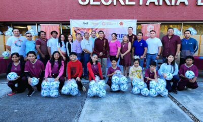 ENTREGA SEDUC CINCO MIL BALONES PARA IMPLEMENTACIÓN DEL PROGRAMA FOOTBALL FOR SCHOOLS DE LA FIFA EN CAMPECHE