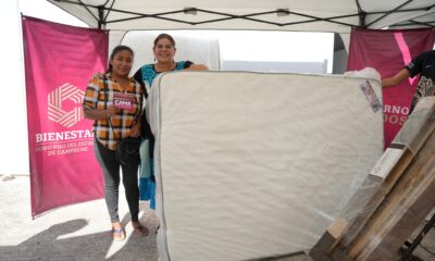 HOGARES EN BIENESTAR INICIA LA ENTREGA DE CAMAS Y COLCHONES A FAMILIAS DE CAMPECHE
