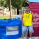 FAMILIAS DE CHINÁ RECIBEN EQUIPAMIENTO DE CISTERNAS