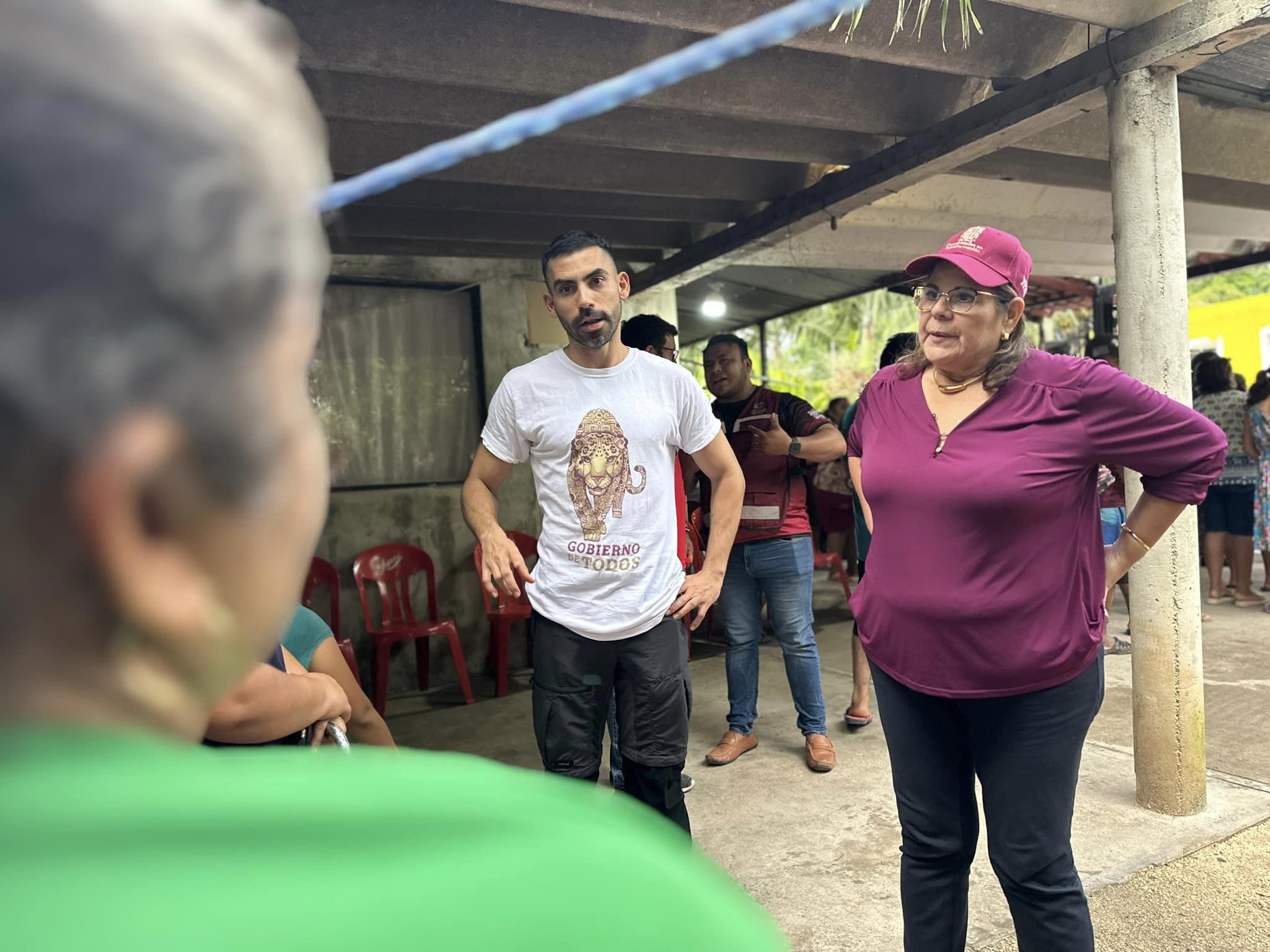 BIENESTAR APOYA A FAMILIAS AFECTADAS POR LLUVIAS EN CHAMPOTÓN Y CAMPECHE