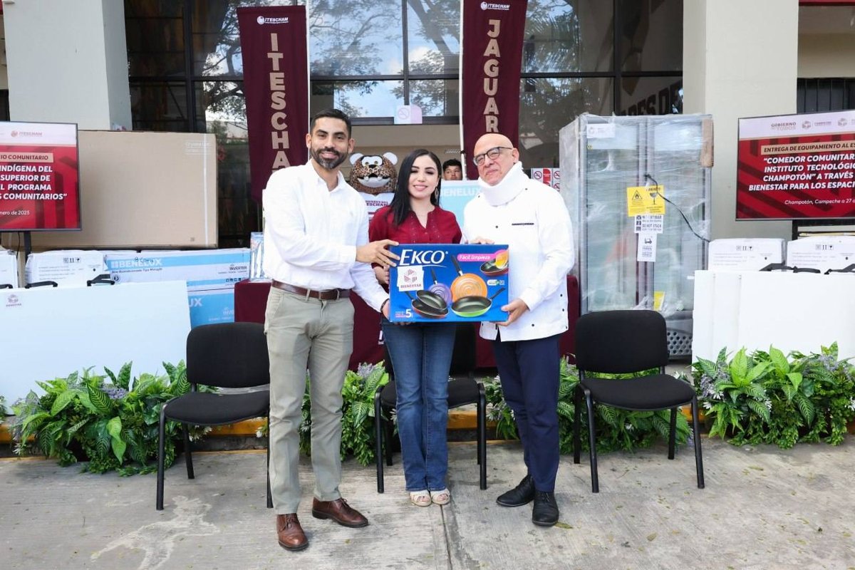 BIENESTAR ENTREGA EQUIPAMIENTO A COMEDOR COMUNITARIO INDÍGENA DEL ITESCHAM