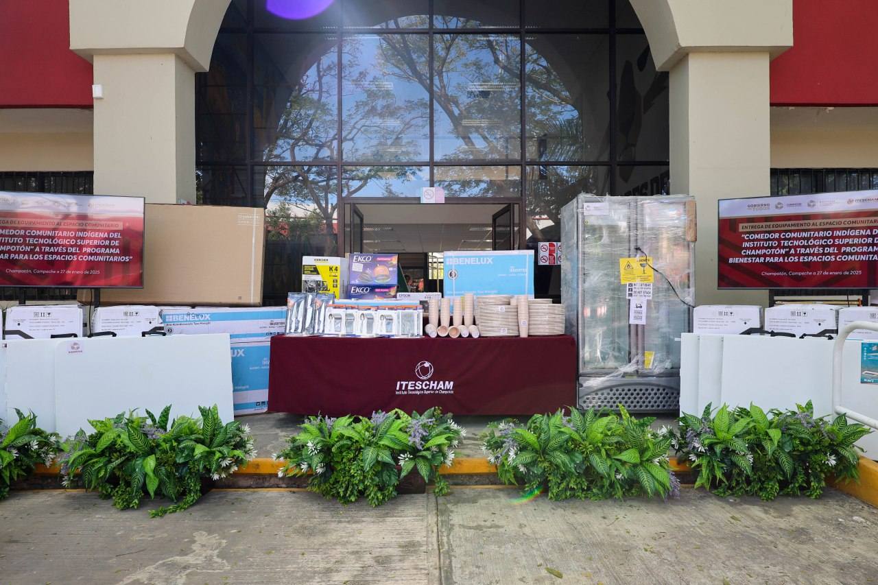 BIENESTAR ENTREGA EQUIPAMIENTO A COMEDOR COMUNITARIO INDÍGENA DEL ITESCHAM