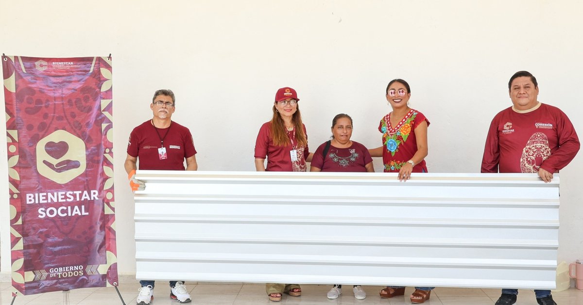 BIENESTAR ENTREGA LÁMINAS EN LERMA Y SAMULÁ