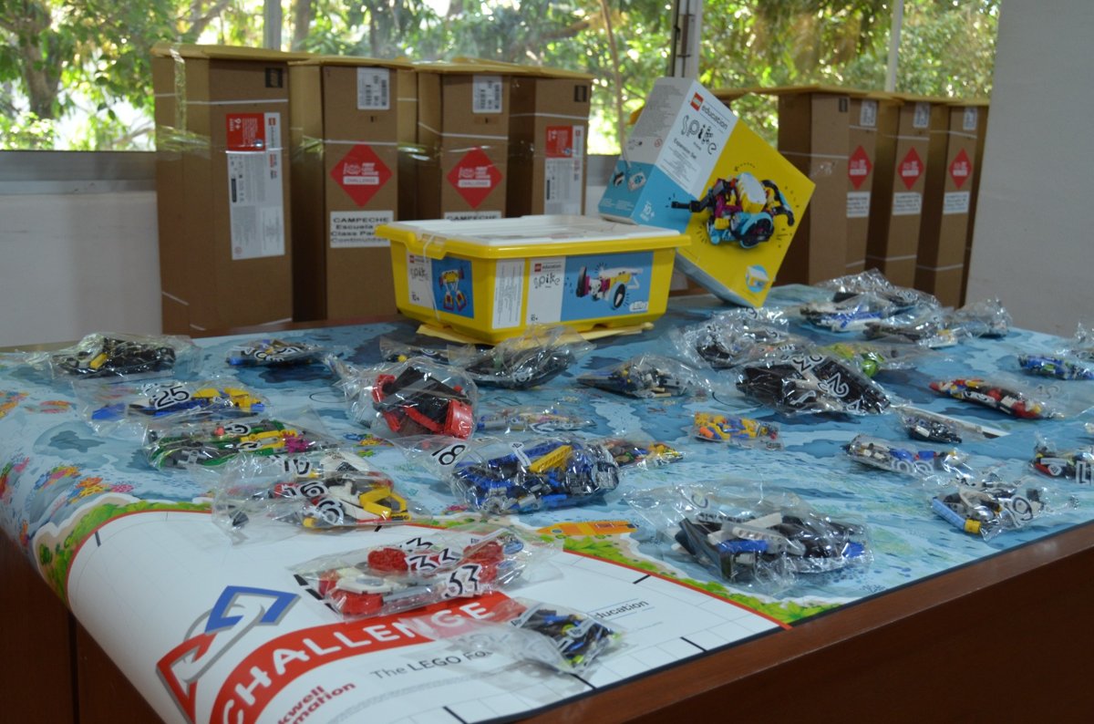 ENTREGA SEDUC, MATERIAL DIDÁCTICO LEGO A ESCUELAS DEL ESTADO