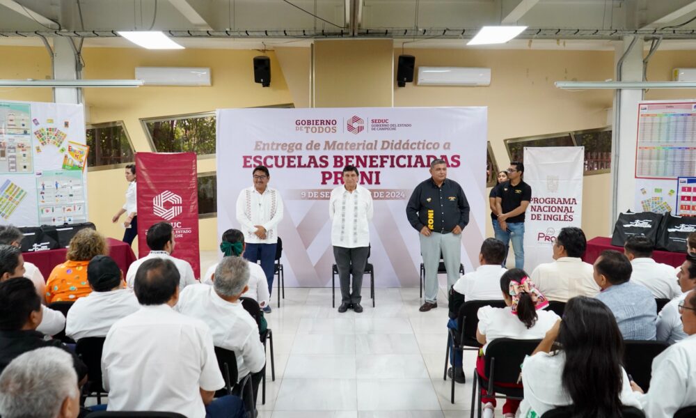 ENTREGAN MATERIAL DIDÁCTICO PARA FORTALECER LA ENSEÑANZA DEL IDIOMA INGLÉS EN ESCUELAS DE EDUCACIÓN BÁSICA