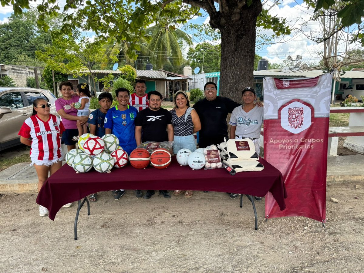 IMPULSA BIENESTAR EL DEPORTE EN XMEJÍA, HOPELCHÉN