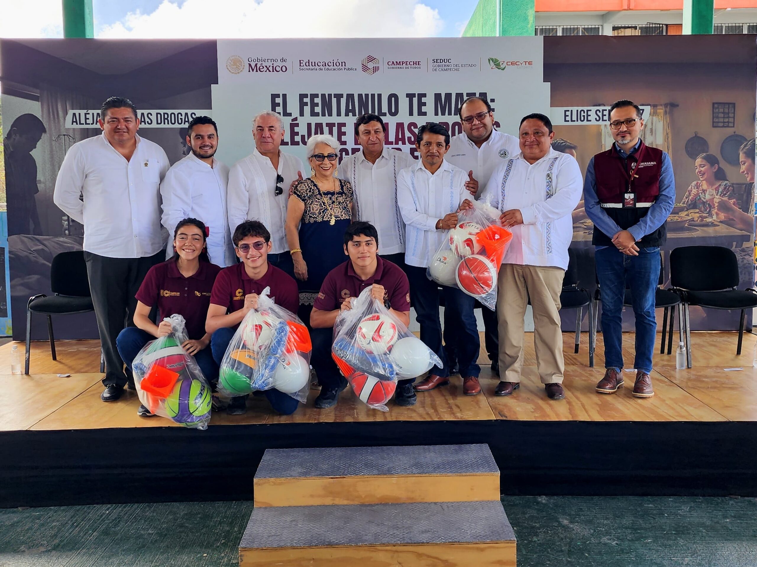 SE PONE EN MARCHA CAMPAÑA PREVENTIVA NACIONAL “ALÉJATE DE LAS DROGAS, EL FENTANILO TE MATA. ELIGE SER FELIZ” EN NIVEL MEDIO SUPERIOR DEL ESTADO
