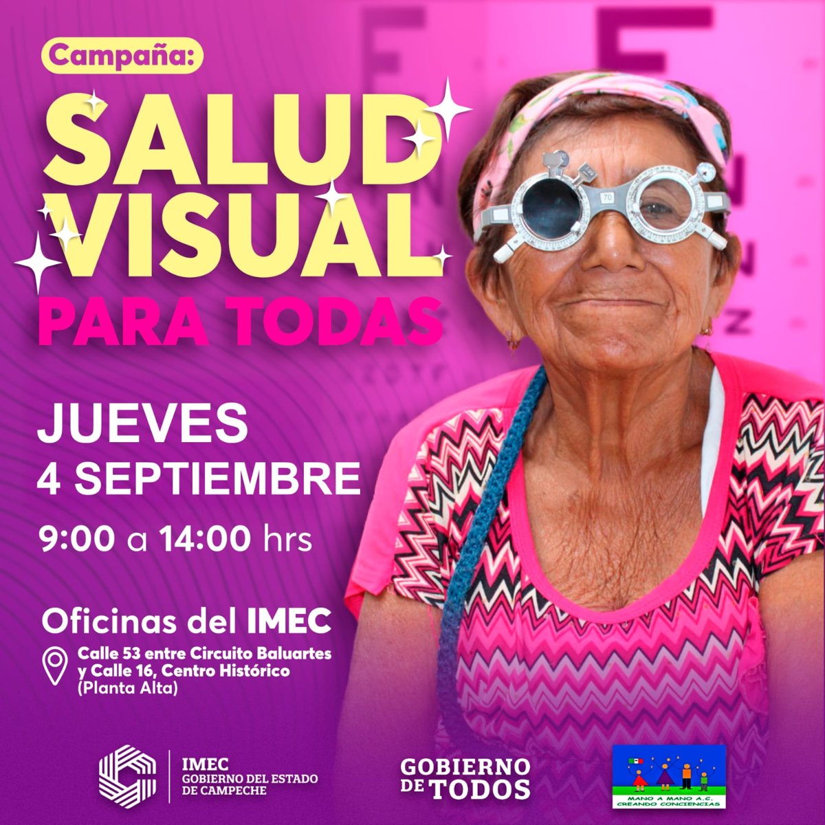 IMEC CONTINÚA CON LA CAMPAÑA “SALUD VISUAL PARA TODAS”