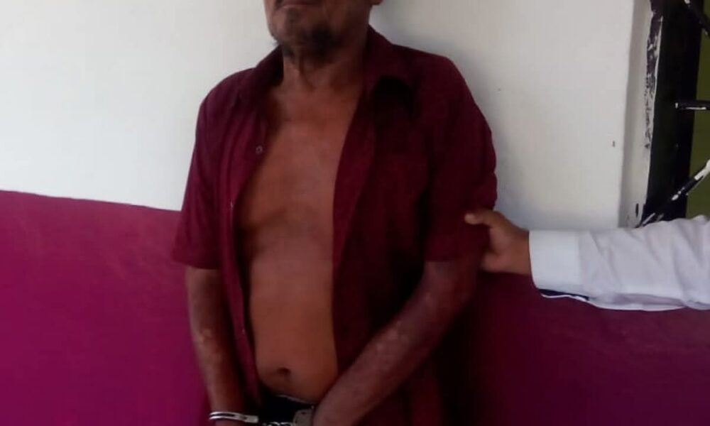 POLICÍA MUNICIPAL DE CANDELARIA ASEGURA A SUJETO