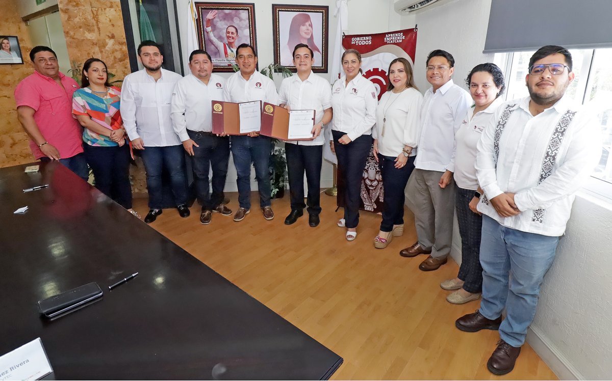 CECyTEC E ICATCAM FIRMAN CONVENIO DE COLABORACIÓN PARA IMPULSAR LA CAPACITACIÓN TÉCNICA Y LABORAL