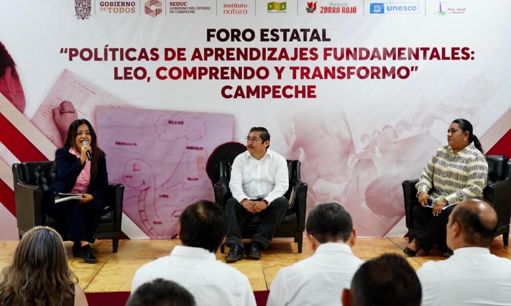 ORGANIZAN FORO ESTATAL DE LA POLÍTICA DE APRENDIZAJES FUNDAMENTALES “LEO, COMPRENDO Y TRANSFORMO”