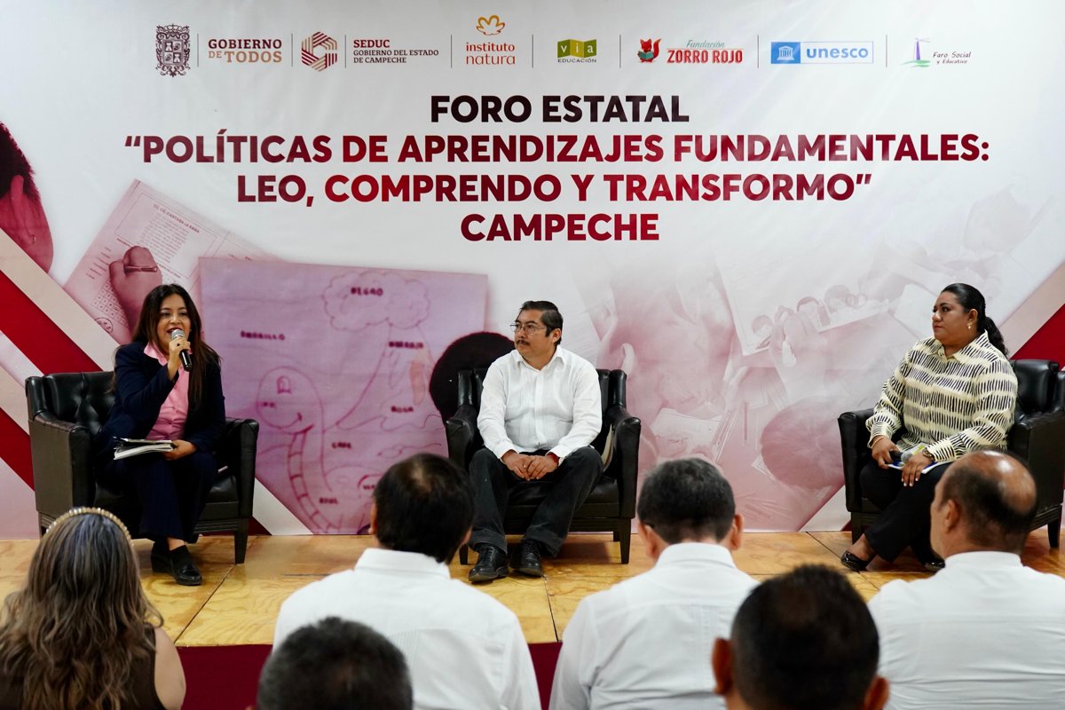 ORGANIZAN FORO ESTATAL DE LA POLÍTICA DE APRENDIZAJES FUNDAMENTALES “LEO, COMPRENDO Y TRANSFORMO”