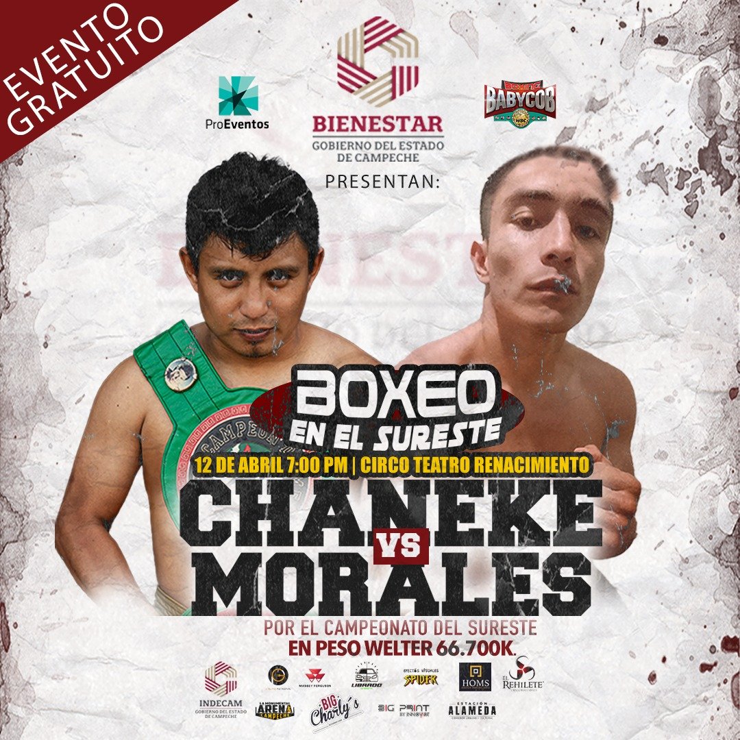 GRAN FUNCIÓN DE BOX POR EL CAMPEONATO DEL SURESTE EN PESO WELTER