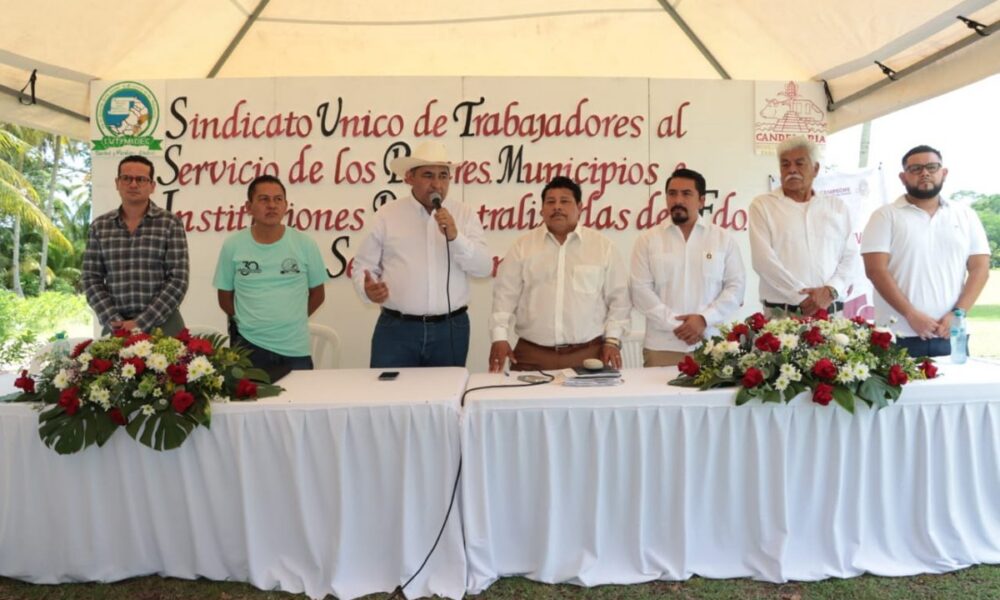 FIRMA DE CONVENIO DE COORDINACIÓN CON EL SINDICATO ÚNICO DE TRABAJADORES AL SERVICIO DE LOS PODERES, MUNICIPIOS E INSTITUCIONES DESCENTRALIZADAS DEL ESTADO DE CAMPECHE