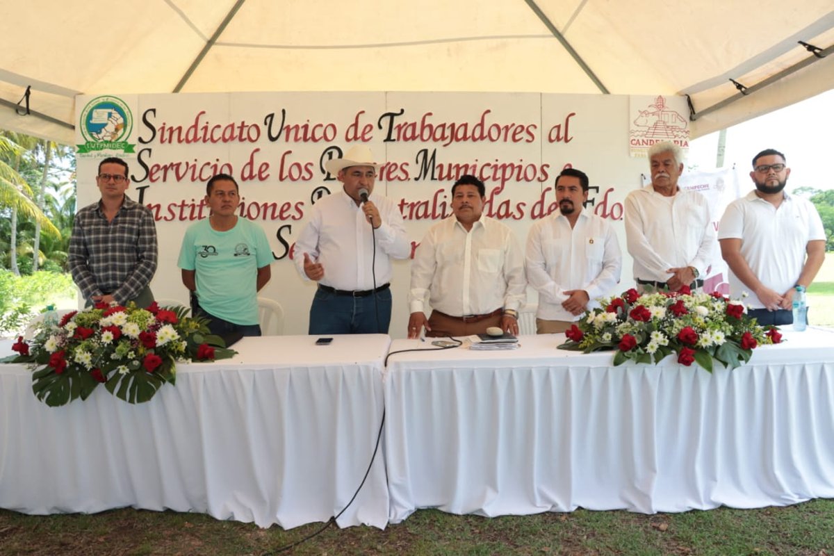FIRMA DE CONVENIO DE COORDINACIÓN CON EL SINDICATO ÚNICO DE TRABAJADORES AL SERVICIO DE LOS PODERES, MUNICIPIOS E INSTITUCIONES DESCENTRALIZADAS DEL ESTADO DE CAMPECHE