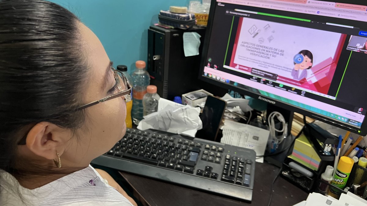 PERSONAL DEL INDAJUCAM SE CAPACITA SOBRE “ASPECTOS GENERALES DE LAS OBLIGACIONES EN MATERIA DE TRANSPARENCIA Y SU VERIFICACIÓN”