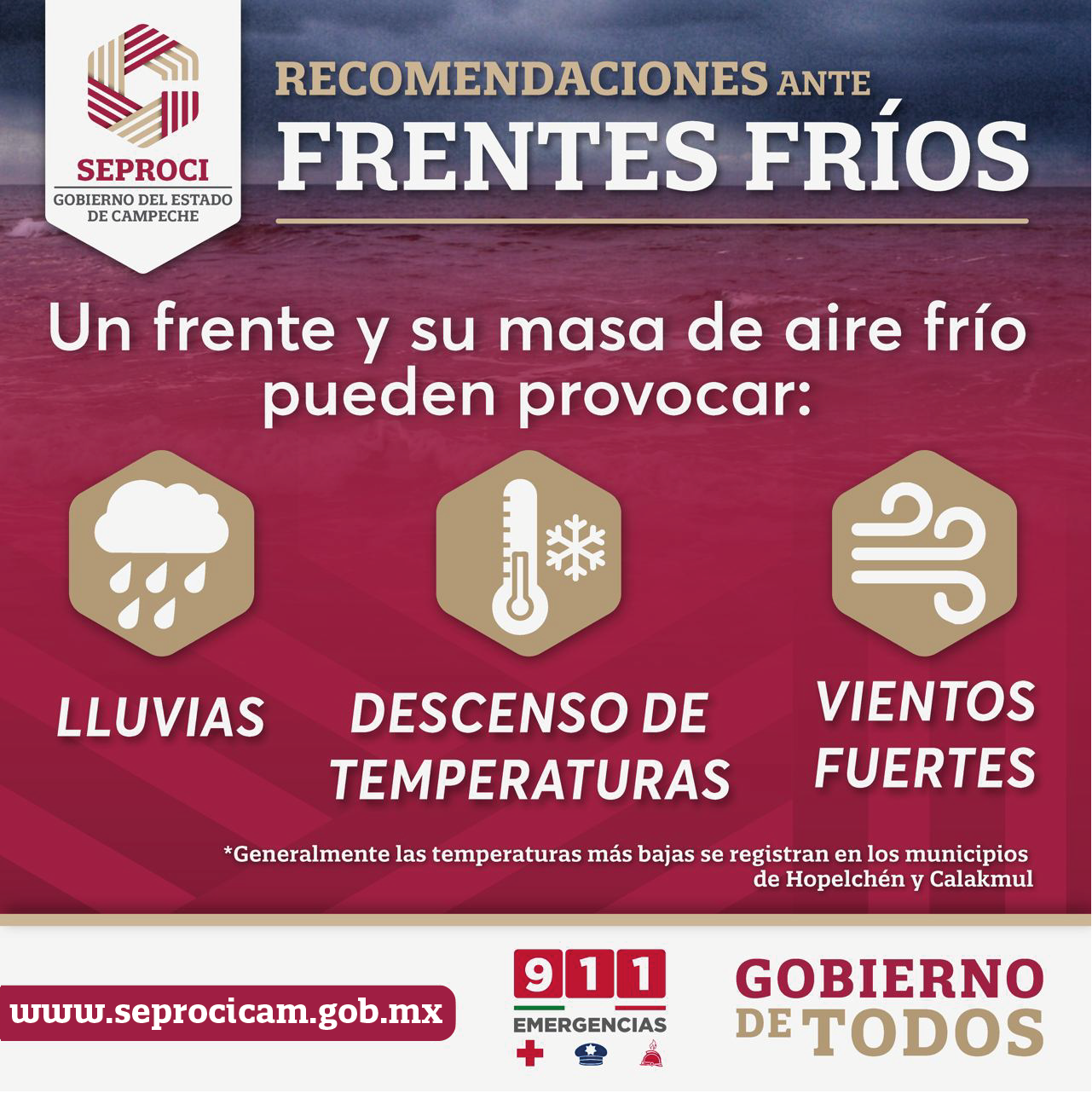 Recomendaciones Ante Notable Descenso De Temperatura En La Entidad
