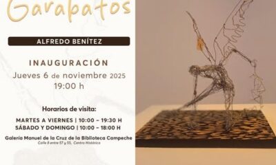 RECONOCIDO ESCULTOR ALFREDO BENÍTEZ PRESENTA "GARABATOS" EN LA GALERÍA MANUEL DE LA CRUZ