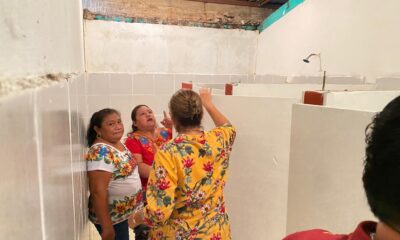 BIENESTAR ENTREGA APOYOS A CASAS DE SALUD E INAUGURA REMODELACIÓN DE ESPACIO PÚBLICO EN HECELCHAKÁN