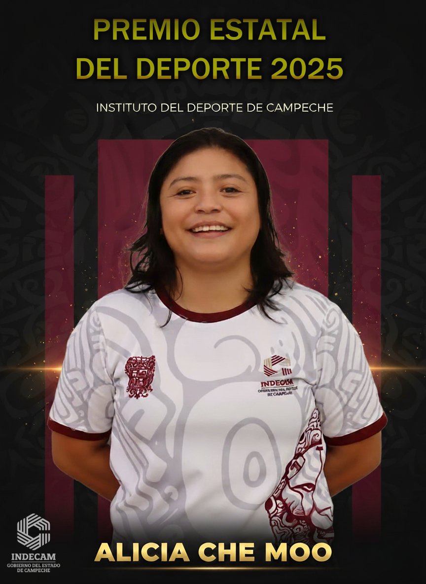 ALICIA CHE MOO Y BRUNO ROMERO WATSON, ENTRENADOR Y DEPORTISTA DEL AÑO 2025