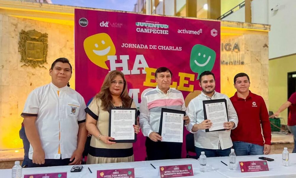 REALIZA INJUCAM FIRMA DE CONVENIO Y JORNADA DE CHARLAS EN EL IC