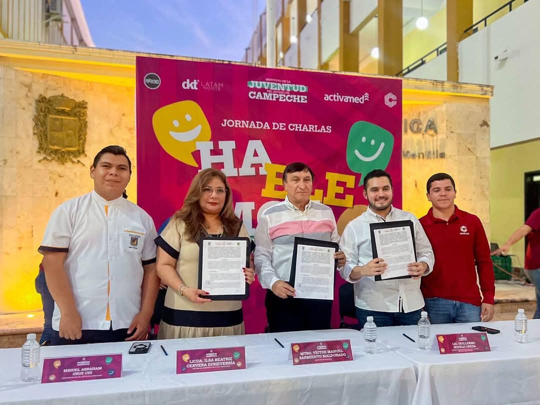 REALIZA INJUCAM FIRMA DE CONVENIO Y JORNADA DE CHARLAS EN EL IC