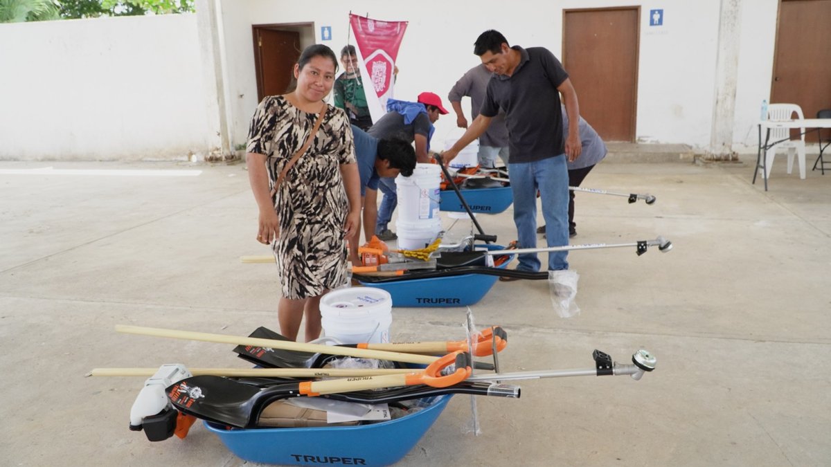 EJIDATARIOS DE BÉCAL Y TEPAKÁN RECIBEN APOYOS DEL PROYECTO BIENESTAR SOCIAL