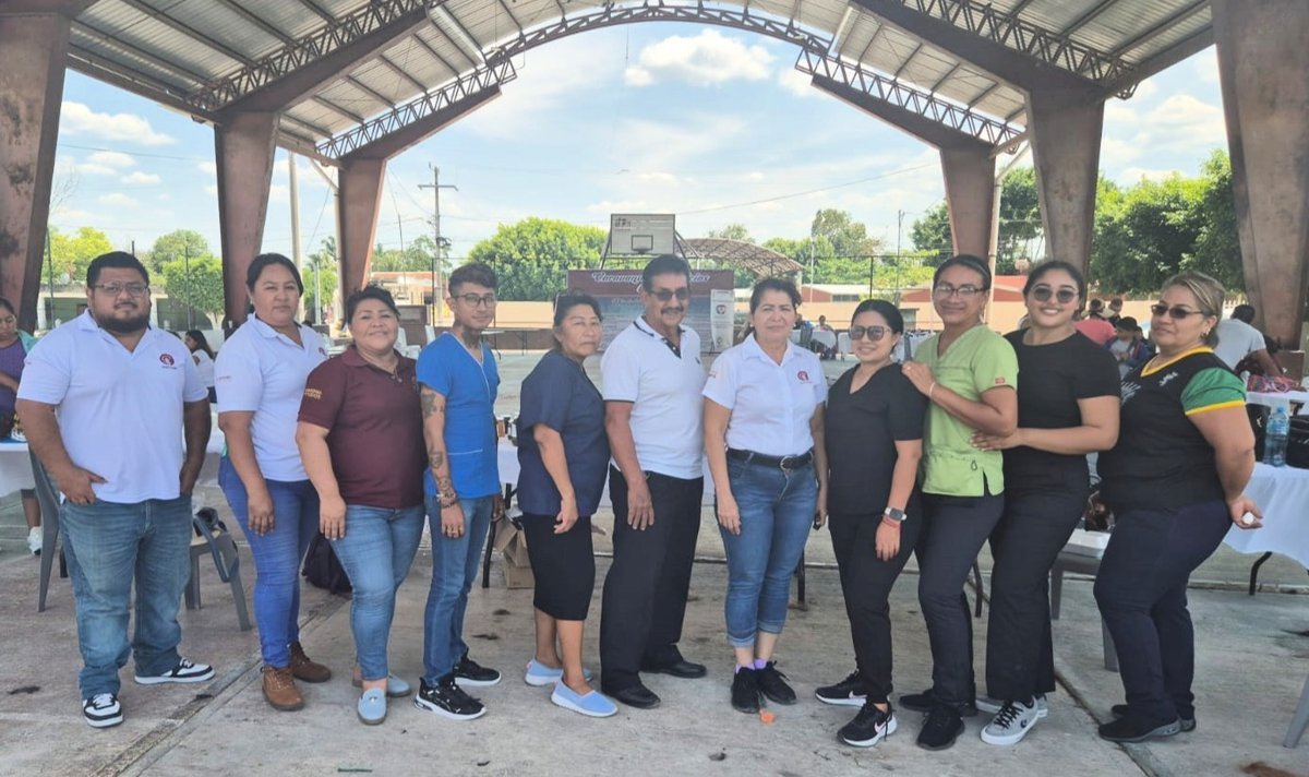 ICAT PLANTEL ESCÁRCEGA PARTICIPA EN LA CARAVANA DE SERVICIOS “LO HACEMOS CON EL CORAZÓN” EN DIVISIÓN DEL NORTE